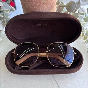 Tom Ford Georgina TF499 Women's Sunglasses with Gold Frame